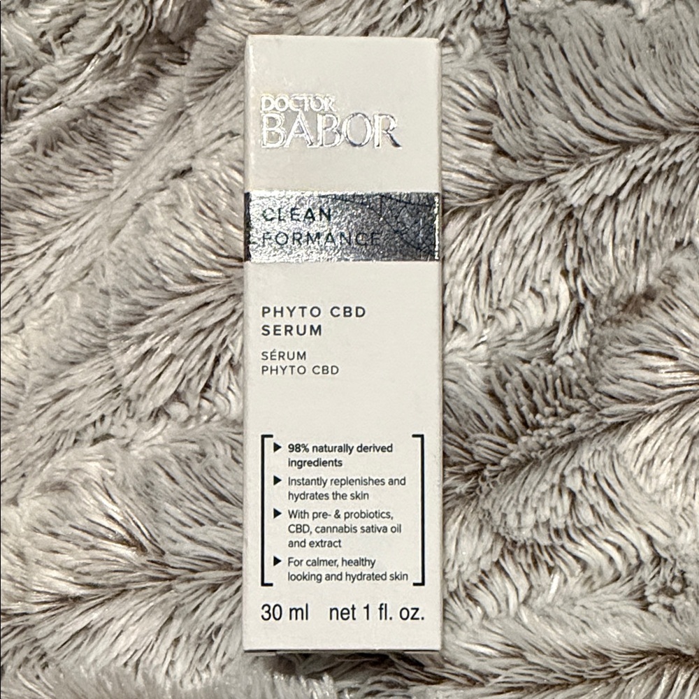 Doctor Babor Cleanformance Phyto CBD Serum - White